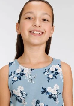 KIDSWORLD Jurk In Overgooiermodel -TrendyTijd Verkoop kidsworld jurk in overgooiermodel blauw 2