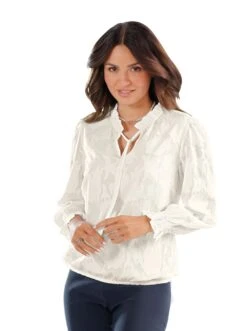 Heine Jurk In A-lijn Prinsessenjurk 27 Heine Jurk In A-lijn Prinsessenjurk -TrendyTijd Verkoop lady blouse met lange mouwen beige 3