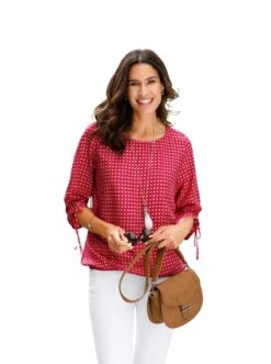 STREET ONE Midi-jurk 27 STREET ONE Midi-jurk -TrendyTijd Verkoop lady blouse zonder sluiting rood 2