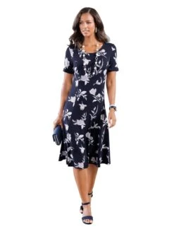 Calvin Klein Midi-jurk TECHNICAL KNIT MIDI DRESS -TrendyTijd Verkoop lady jerseyjurk blauw