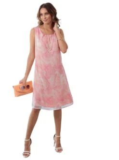 Mavi Jeans Maxi-jurk PRINTED LONG DRESS -TrendyTijd Verkoop lady jurk in a lijn jurk oranje