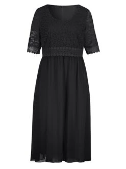 Lady Kanten Jurk -TrendyTijd Verkoop lady kanten jurk zwart 3