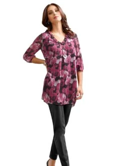 Marc O'Polo Gedessineerde Jurk 21565 -TrendyTijd Verkoop lady legging zwart 1