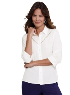 Laura Scott Midi-jurk In Wikkel-look - Nieuwe Collectie 39 Laura Scott Midi-jurk In Wikkel-look - Nieuwe Collectie -TrendyTijd Verkoop lady overhemdblouse beige