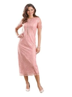 CREATION L PREMIUM Kokerjurk Linnen Jurk Met Overhemdkraag 26 CREATION L PREMIUM Kokerjurk Linnen Jurk Met Overhemdkraag -TrendyTijd Verkoop lady petticoat jurk roze 4