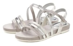Buffalo Gedessineerde Jurk Met Ethno Print -TrendyTijd Verkoop lascana sandalen met metallic look zilver