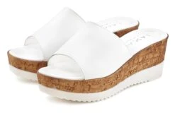 Vivance Mini-jurk Met Gedessineerde Top -TrendyTijd Verkoop lascana slippers van leer met sleehak wit