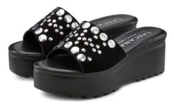 S.Oliver RED LABEL Beachwear Maxi-jurk Met Randprint 33 S.Oliver RED LABEL Beachwear Maxi-jurk Met Randprint -TrendyTijd Verkoop lascana slippers van leer met sleehak zwart