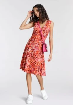 Saint Tropez Mini-jurk AileenSZ Dress -TrendyTijd Verkoop laura scott gedessineerde jurk multicolor