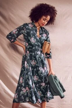 Y.A.S Jurk Met Overhemdkraag YASSAVANNA 2/4 SHIRT DRESS S. NOOS -TrendyTijd Verkoop laura scott jurk met overhemdkraag 1