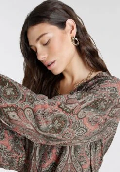 Laura Scott Jurk Met Overhemdkraag -TrendyTijd Verkoop laura scott jurk met overhemdkraag multicolor 2