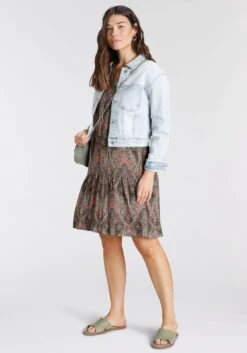 Laura Scott Jurk Met Overhemdkraag -TrendyTijd Verkoop laura scott jurk met overhemdkraag multicolor 5