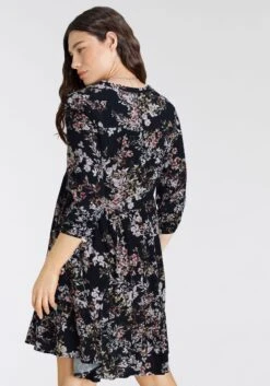 Laura Scott Jurk Met Overhemdkraag -TrendyTijd Verkoop laura scott jurk met overhemdkraag zwart 2