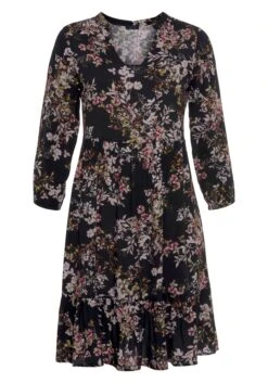 Laura Scott Jurk Met Overhemdkraag -TrendyTijd Verkoop laura scott jurk met overhemdkraag zwart 6