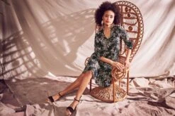 Laura Scott Jurk Met Overhemdkraag -TrendyTijd Verkoop laura scott jurk met overhemdkraag zwart 9