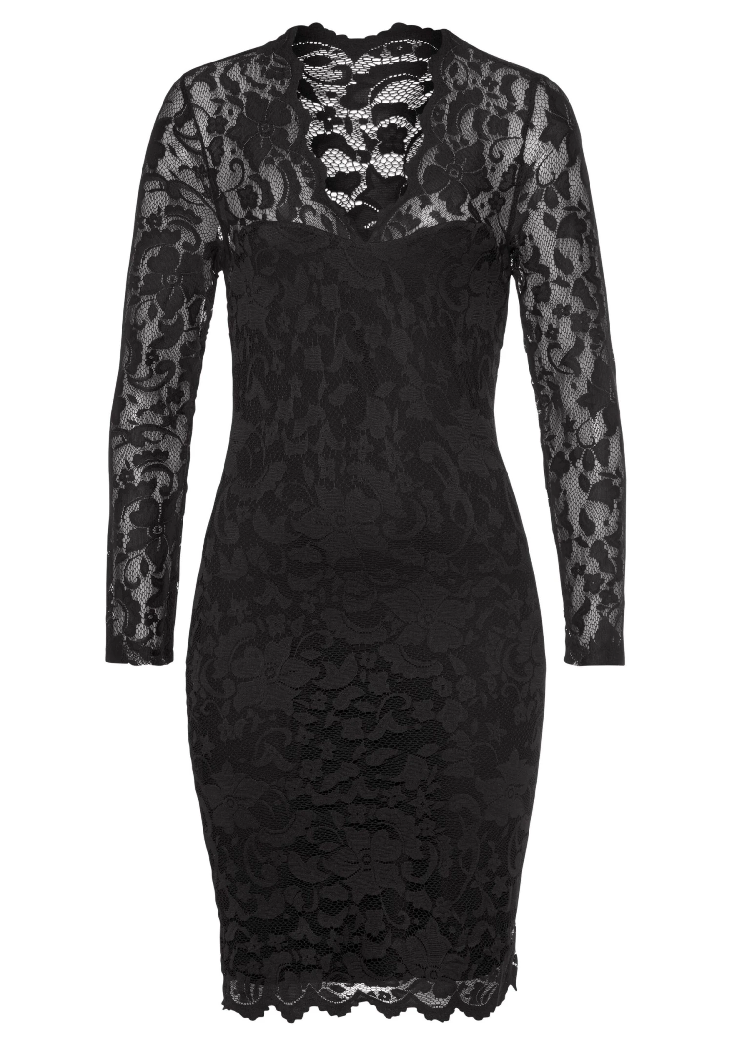 Laura Scott Kanten Jurk Body Ondoorzichtig Gevoerd 8 Laura Scott Kanten Jurk Body Ondoorzichtig Gevoerd - Afbeelding 6