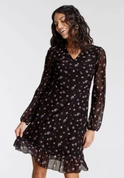 Melrose Jurk In Overgooiermodel -TrendyTijd Verkoop laura scott meshjurk zwart