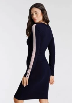 Only Gedessineerde Jurk ONLISLA L/S SMOCK DRESS PTM -TrendyTijd Verkoop laura scott tricotjurk 1