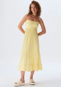 Only Mini-jurk ONLMAY S/S DRESS NOOS -TrendyTijd Verkoop ltb bandeaujurk