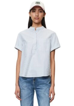 Lady Jurk In A-lijn Jurk 31 Lady Jurk In A-lijn Jurk -TrendyTijd Verkoop marc opolo denim blouse met korte mouwen