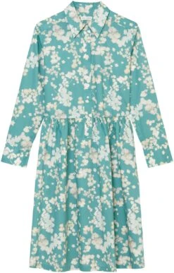 Marc O'Polo Jurk Met Overhemdkraag -TrendyTijd Verkoop marc opolo jurk met overhemdkraag blauw 7
