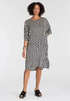 Tommy Hilfiger Curve Midi-jurk CRV WRAP LONG SLEEVE MIDI DRESS -TrendyTijd Verkoop masai chiffonjurk nabi soepelvallend en recht belijnd wit 2
