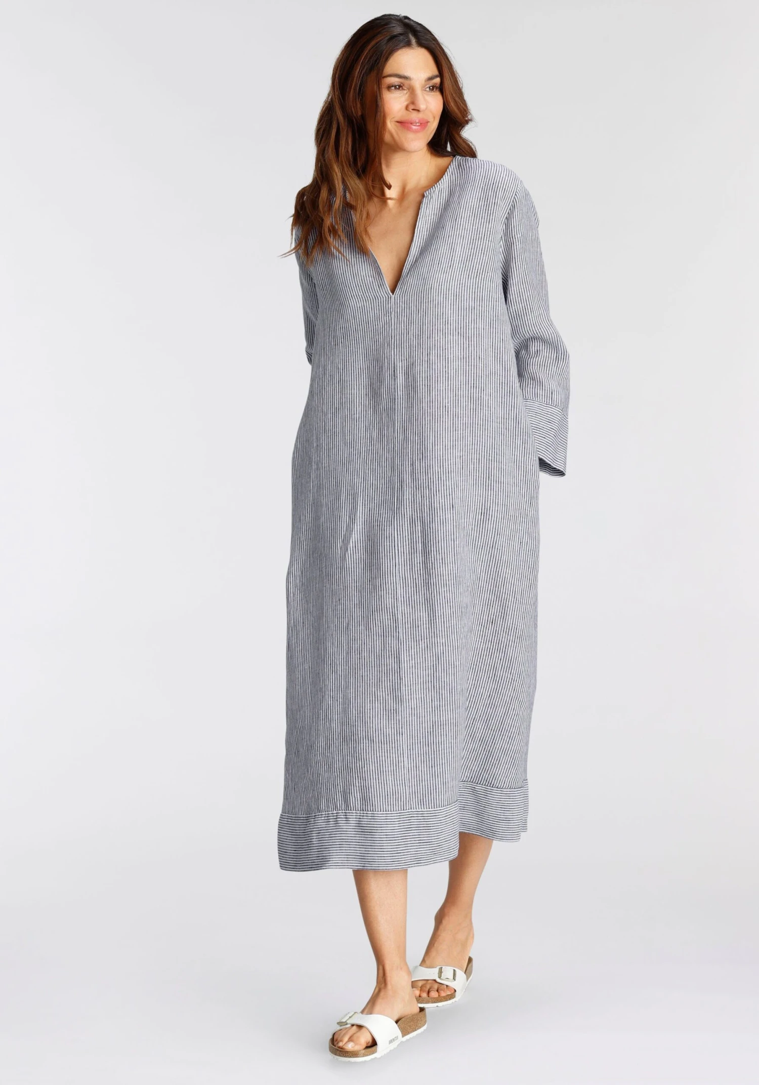 Masai Midi-jurk Nybitten Ruimvallend Zonder Sluiting 3 Masai Midi-jurk Nybitten Ruimvallend Zonder Sluiting