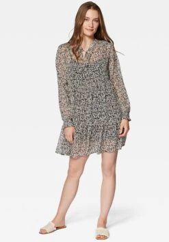 Cecil Gedessineerde Jurk 27 Cecil Gedessineerde Jurk -TrendyTijd Verkoop mavi jeans blousejurkje printed dress 1