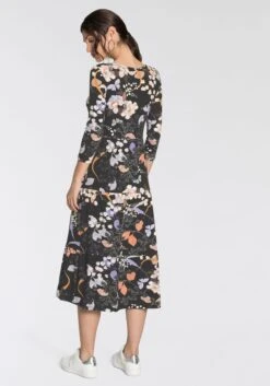 Melrose Maxi-jurk Met Kanten Rand - Nieuwe Collectie -TrendyTijd Verkoop melrose maxi jurk met kanten rand nieuwe collectie zwart 1