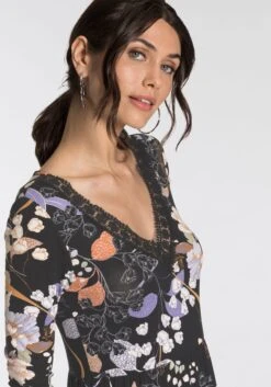 Melrose Maxi-jurk Met Kanten Rand - Nieuwe Collectie -TrendyTijd Verkoop melrose maxi jurk met kanten rand nieuwe collectie zwart 2