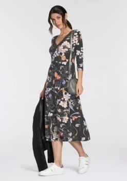 Melrose Maxi-jurk Met Kanten Rand - Nieuwe Collectie -TrendyTijd Verkoop melrose maxi jurk met kanten rand nieuwe collectie zwart 7