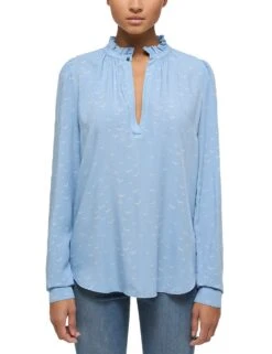 Heine Gedessineerde Jurk Jerseyjurk 27 Heine Gedessineerde Jurk Jerseyjurk -TrendyTijd Verkoop mustang blouse zonder sluiting style emma v aop