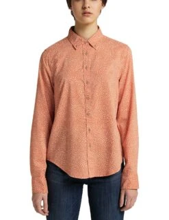 Only Mini-jurk ONLMETTE LS V-NECK SMOCK DRESS 33 Only Mini-jurk ONLMETTE LS V-NECK SMOCK DRESS -TrendyTijd Verkoop mustang klassieke blouse emma cv aop oranje 3