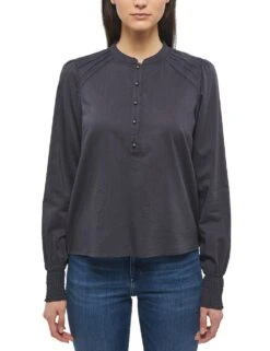 Heine Zomerjurk Gedessineerde Jurk -TrendyTijd Verkoop mustang klassieke blouse emma tucks blouse zwart 1