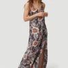 O'Neill Maxi-jurk "Mix And Match" -TrendyTijd Verkoop oneill maxi jurk mix and match zwart