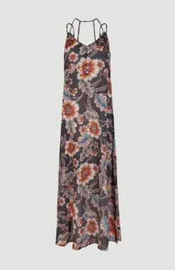 O'Neill Maxi-jurk "Mix And Match" -TrendyTijd Verkoop oneill maxi jurk mix and match zwart 4