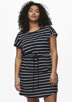 Aniston CASUAL Maxi-jurk In Harmonieuze Motievenmix - Nieuwe Collectie -TrendyTijd Verkoop only carmakoma jerseyjurk carapril stripe met bindstrik blauw 1