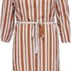 ONLY CARMAKOMA Jurk Met Overhemdkraag CARNEWDENIZIA 3/4 BLK SHIRTDRESS WVN -TrendyTijd Verkoop only carmakoma jurk met overhemdkraag carnewdenizia 3 4 blk shirtdress wvn bruin 3