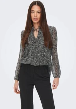 Ambria Gedessineerde Jurk Jerseyjurk 27 Ambria Gedessineerde Jurk Jerseyjurk -TrendyTijd Verkoop only chiffonblouse onlditsy l s blouse wvn zwart 2
