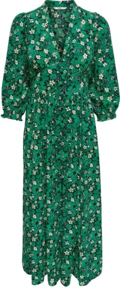 Heine Maxi-jurk Jerseyjurk 23 Heine Maxi-jurk Jerseyjurk -TrendyTijd Verkoop only gedessineerde jurk onlcarlotta life 3 4 midi dress groen 2