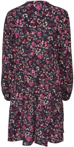 Only Gedessineerde Jurk ONLGAIA LS V-NECK DRESS CS NN -TrendyTijd Verkoop only gedessineerde jurk onlgaia ls v neck dress cs nn rood 6