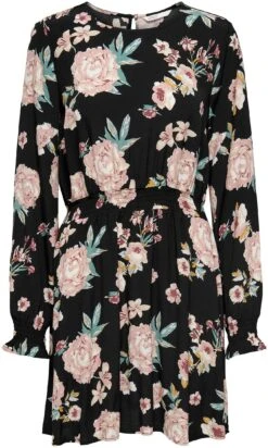 Only Gedessineerde Jurk ONLMARY L/S SMOCK DRESS