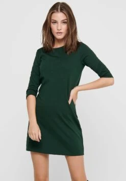 CREATION L PREMIUM Zomerjurk Lyocell Jurk -TrendyTijd Verkoop only jerseyjurk onlbrilliant 3 4 dress groen 1