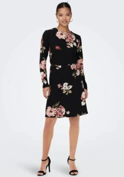 Heine Jurk In Overgooiermodel Jurk -TrendyTijd Verkoop only jerseyjurk onlelcos emma l s elastic dress jrs zwart 1