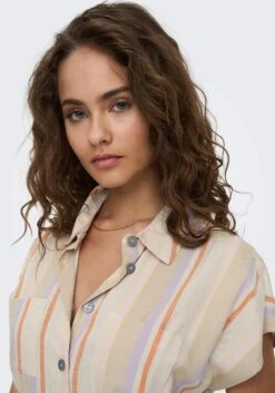 Only Jurk Met Overhemdkraag ONLTINE HANNOVER SS SHIRT DRESS WVN -TrendyTijd Verkoop only jurk met overhemdkraag onltine hannover ss shirt dress wvn 4