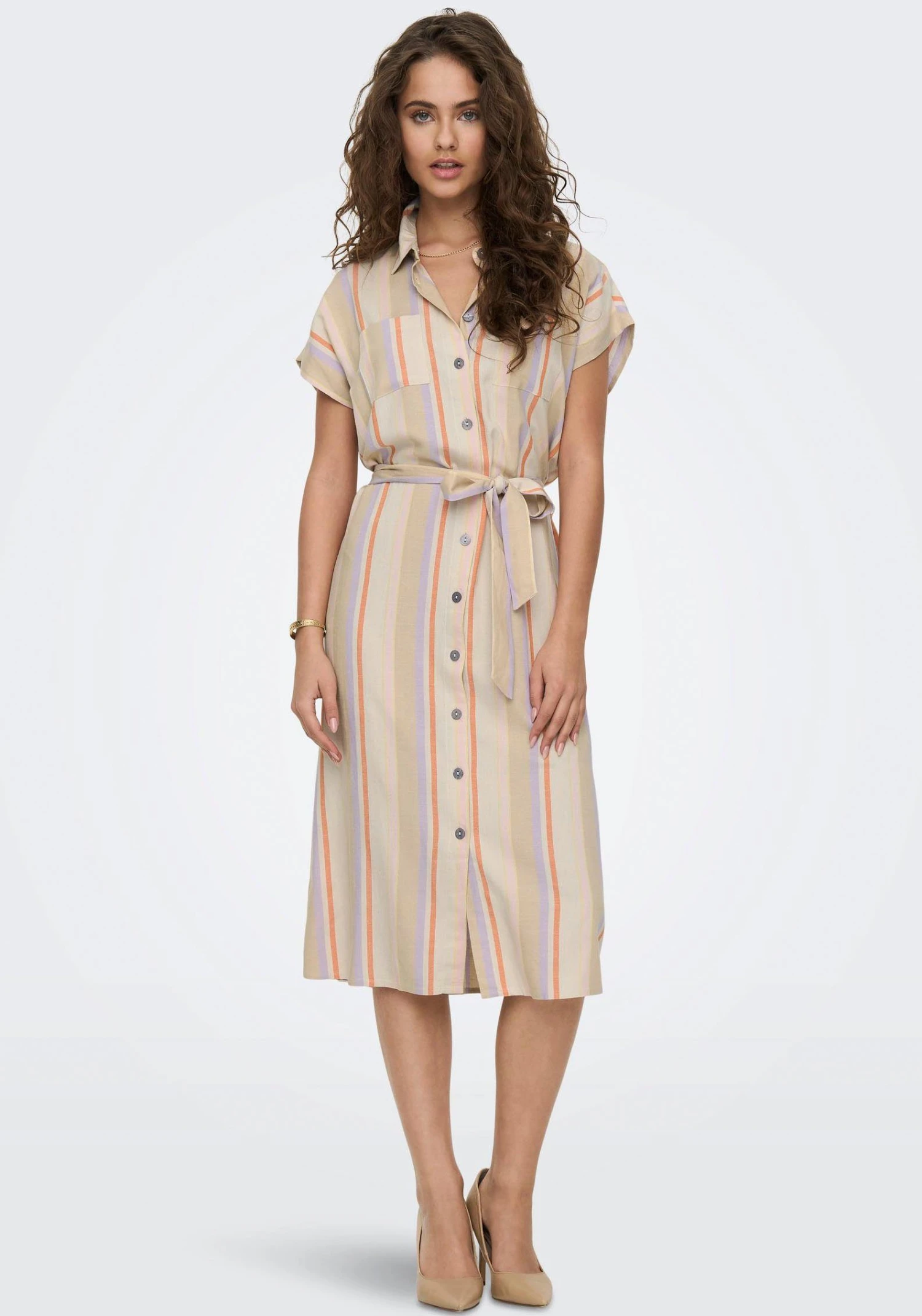 Vero Moda Jurk In Overgooiermodel VMCAMIL SINGLET CALF DRESS JRS 8 Vero Moda Jurk In Overgooiermodel VMCAMIL SINGLET CALF DRESS JRS - Afbeelding 6