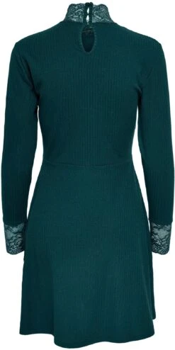 Only Kanten Jurk ONLNELLA L/S LACE MIX DRESS 17 Only Kanten Jurk ONLNELLA L/S LACE MIX DRESS -TrendyTijd Verkoop only kanten jurk onlnella l s lace mix dress groen 1