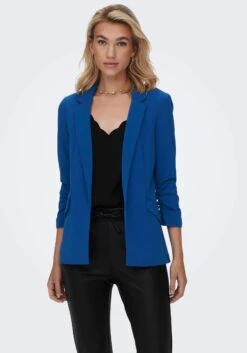 Vero Moda Midi-jurk VMEASY 2/4 FRL CALF DRESS R1 WVN GA -TrendyTijd Verkoop only korte blazer onlcarolina diana 3 4 blazer met aangerimpelde 3 4 mouwen blauw