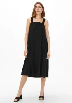 Vero Moda Midi-jurk VMTIRZA S/S CALF DRESS WVN 36 Vero Moda Midi-jurk VMTIRZA S/S CALF DRESS WVN -TrendyTijd Verkoop only maxi jurk onlmay s l mix dress zwart 6