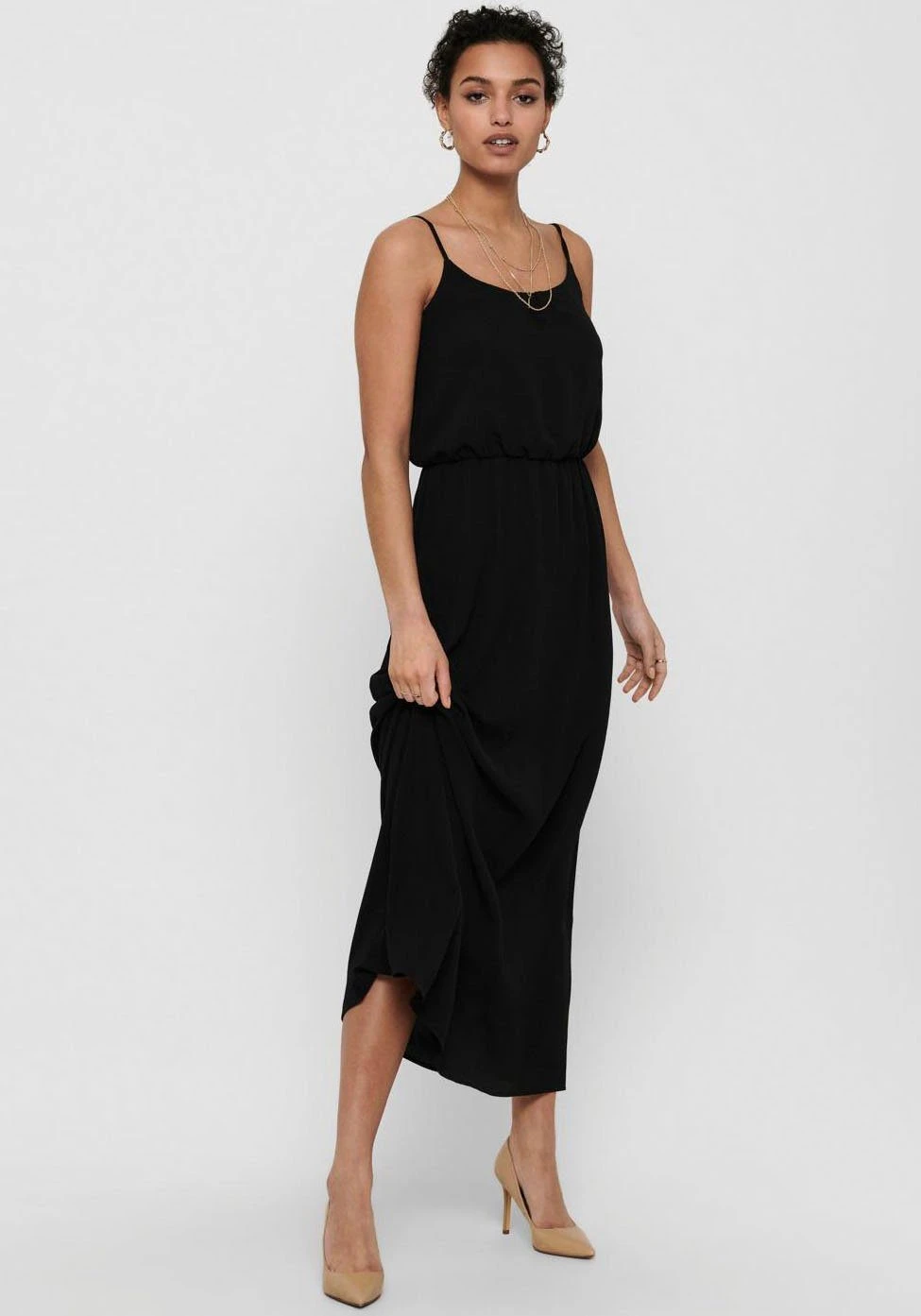Only Maxi-jurk ONLNOVA LUX STRAP MAXI DRESS SOLID PTM 3 Only Maxi-jurk ONLNOVA LUX STRAP MAXI DRESS SOLID PTM